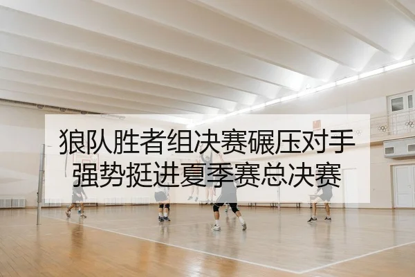 狼队胜者组决赛碾压对手 强势挺进夏季赛总决赛